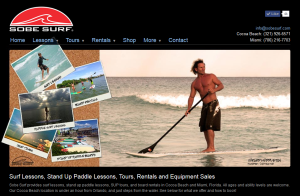 Sobe Surf website
